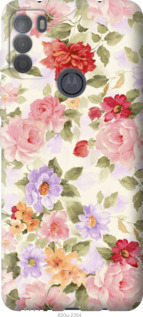 

Чехол Цветочные обои для Motorola G50 1581423