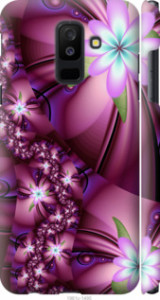 Чохол Цветочная мозаика для Samsung Galaxy A6 Plus 2018