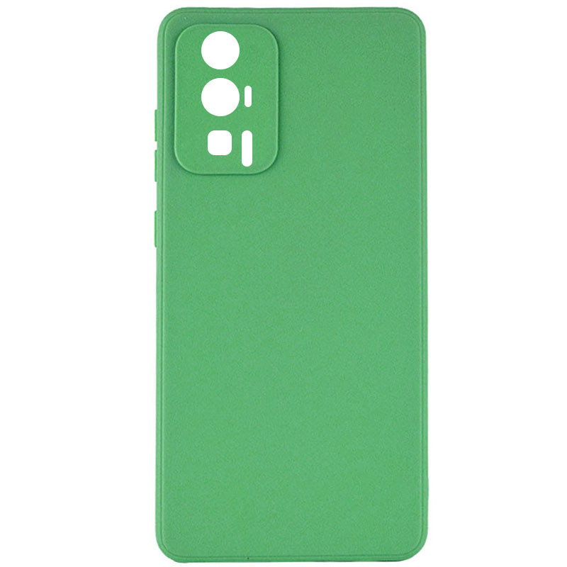 Силиконовый чехол Candy Full Camera для Xiaomi Poco F5 Pro (Зеленый / Green)