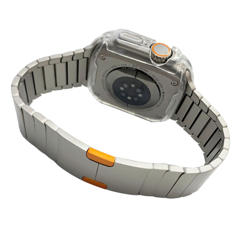 Фото Ремешок Steel для Apple Watch 38/40/41/42mm(ser.10) (140-190mm) (Silver) в магазине vchehle.ua