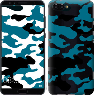 

Чохол Камуфляж прозорий фон на Huawei Nova 2S 913105