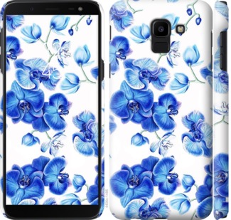 

Чехол Голубые орхидеи для Samsung Galaxy J6 2018 724921