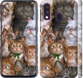 

Чехол коты для Samsung Galaxy A40 2019 A405F 757634