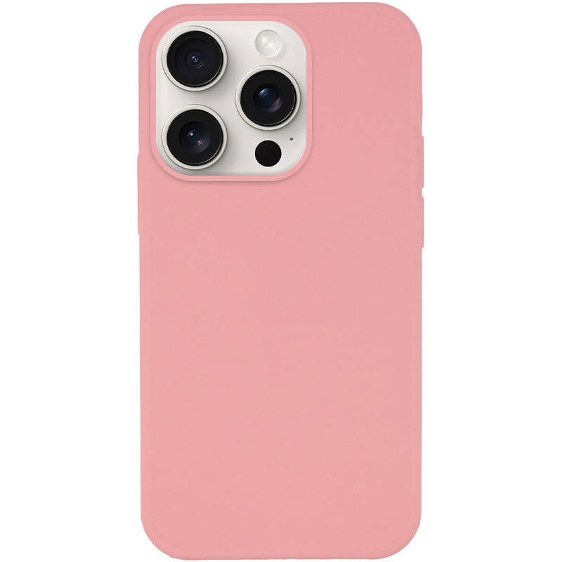 Чехол Silicone Case Full Protective (AA) NO LOGO для Apple iPhone 14 Pro (6.1") (Розовый / Pink)