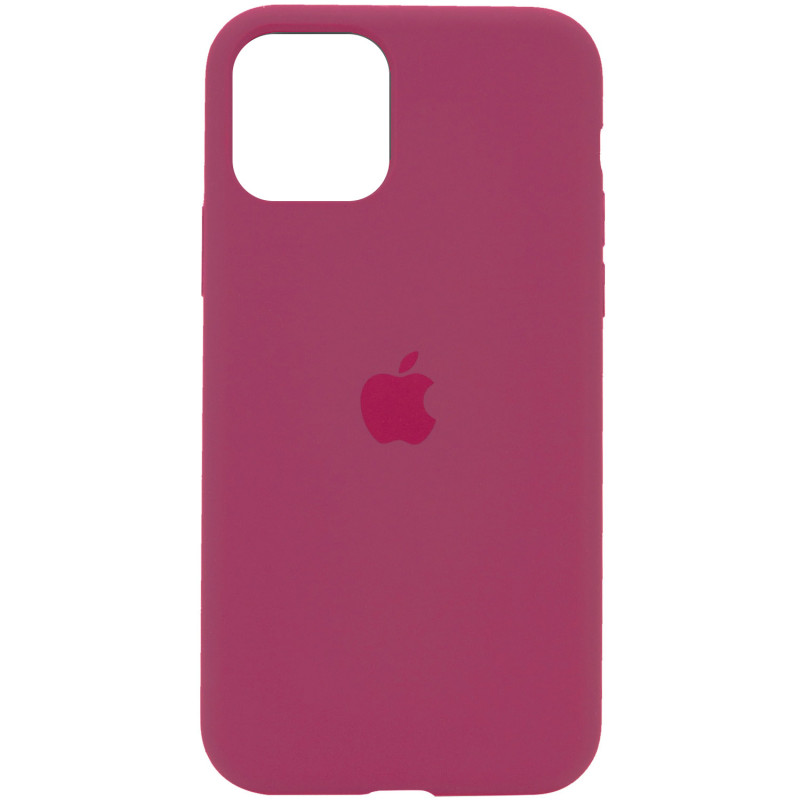 Чохол Silicone Case Full Protective (AA) на Apple iPhone 11 Pro Max (6.5") (Червоний / Rose Red)