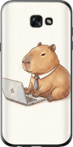 Чохол Funny Capybara CEO Working на Samsung Galaxy A7 (2017)