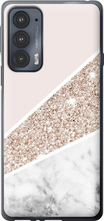 Чохол Пастельний мармур на Motorola Edge 20