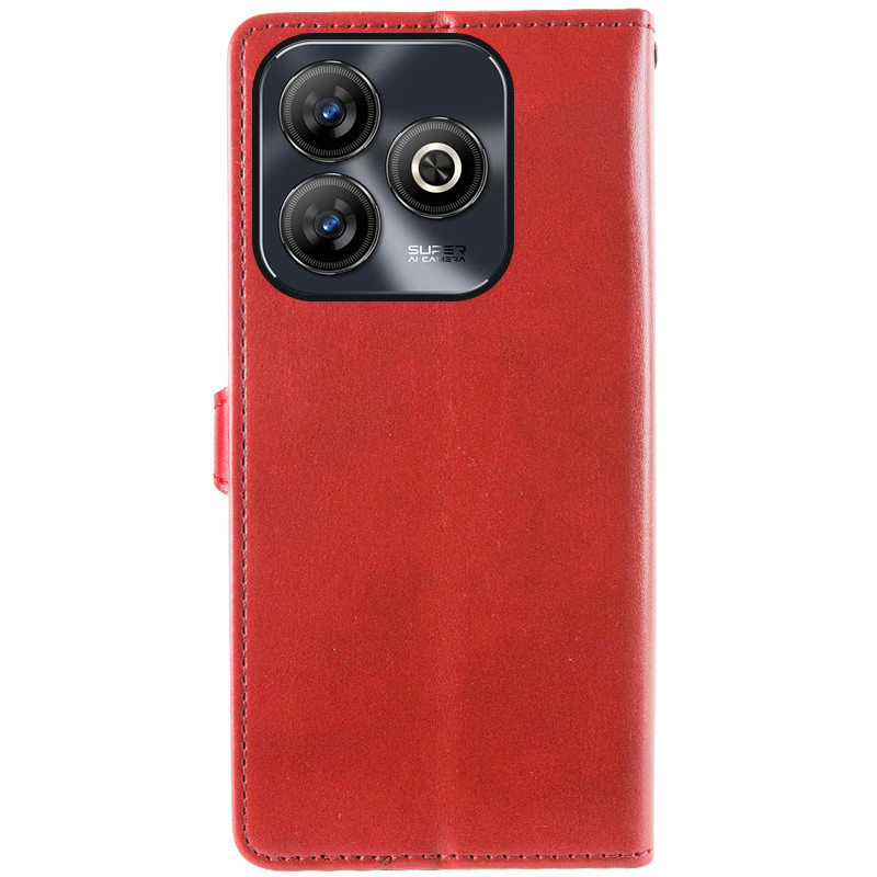 Купить Кожаный чехол-книжка GETMAN Gallant (PU) для ZTE Blade A75 4G (Красный) на vchehle.ua