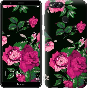 

Чохол Троянди на чорному тлі на Huawei Honor 7X 659239