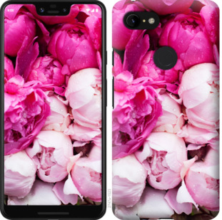 Чехол Розовые пионы для Google Pixel 3a XL