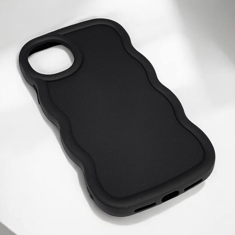 Фото Чехол TPU Ripple для Apple iPhone 13 / 14 (6.1") (Black) в магазине vchehle.ua