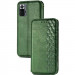 Фото Шкіряний чохол-книжка GETMAN Cubic (PU) на Xiaomi Redmi Note 10 Pro / 10 Pro Max (Зелений) в маназині vchehle.ua