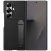 Кожаный чехол Leather Case (AAA) with stand для Samsung Galaxy Z Fold7 (Black)