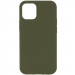 Чохол Silicone Case Full Protective (AA) NO LOGO на Apple iPhone 13 mini (5.4") (Зелений / Dark Olive)
