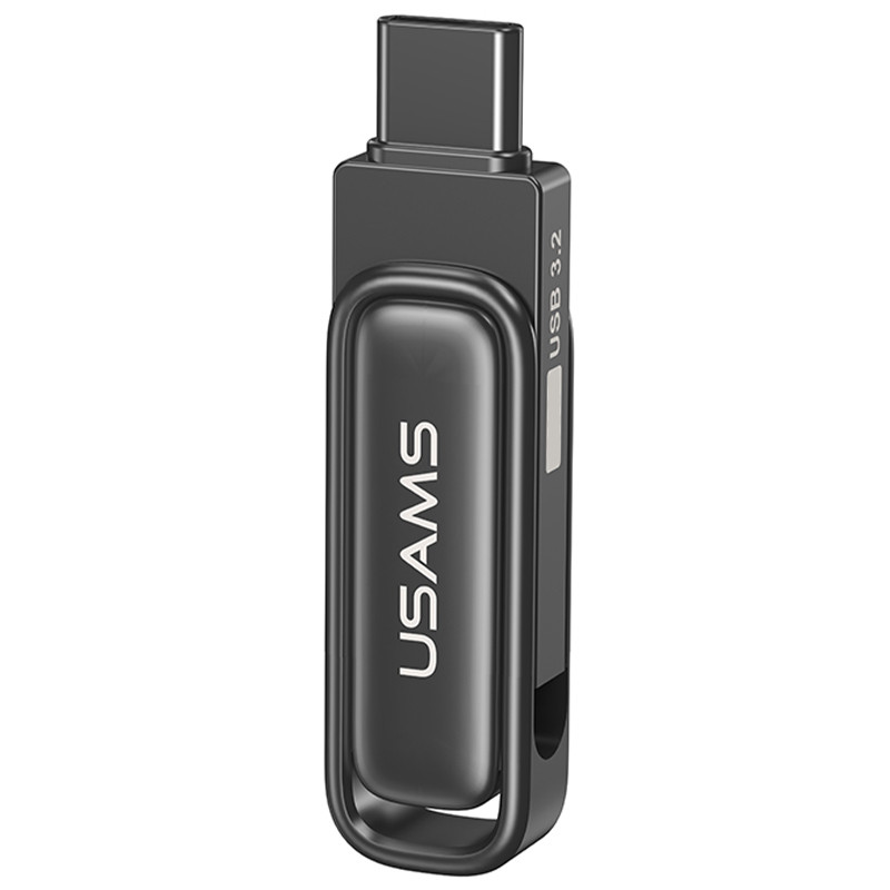 Флеш накопитель USAMS US-ZB349 USB3.2 Type-C High-Speed Flash Drive With Dual Ports 256Gb (Tarnish)