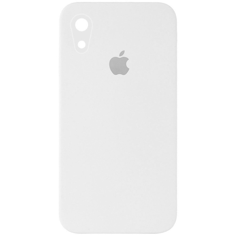 Чохол Silicone Case Square Full Camera Protective (AA) на Apple iPhone XR (6.1") (Білий / White)