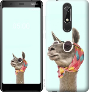 

Чехол Модная лама для Nokia 5.1 753480