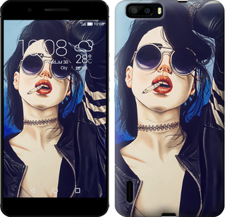 

Чохол Дівчина на стилі на Huawei Honor 6 Plus 643937