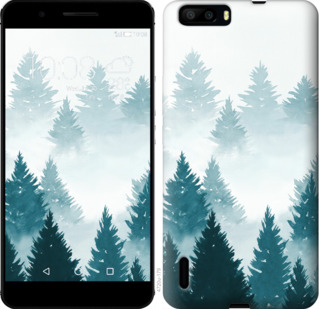 

Чохол Акварельні Ялинки на Huawei Honor 6 Plus 862802