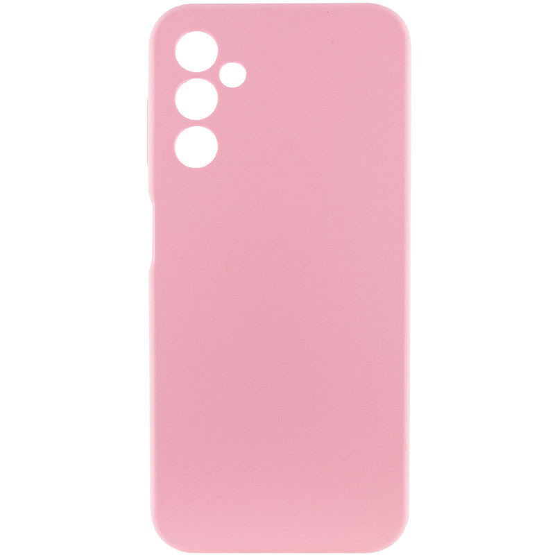 Чохол Silicone Cover Lakshmi Full Camera (AAA) на Samsung Galaxy A15 4G/5G / M15 5G (Рожевий / Light pink)