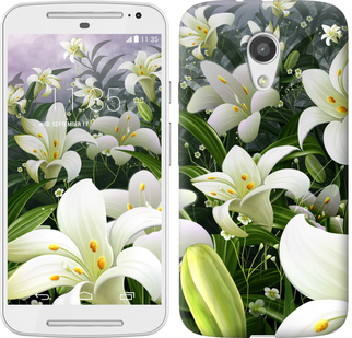 

Чехол Белые лилии для Motorola Moto G2 245911