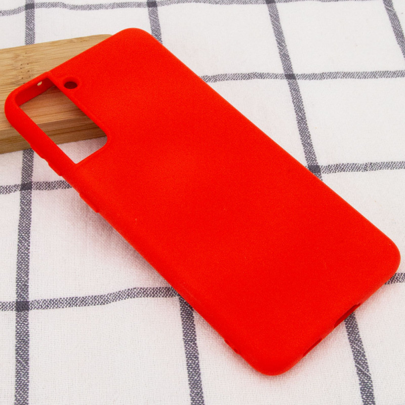 Фото Чохол Silicone Cover Full without Logo (A) на Samsung Galaxy S21+ (Червоний / Red) на vchehle.ua