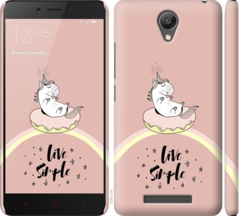 

Чехол Единорожка в пончике для Xiaomi Redmi Note 2 719447