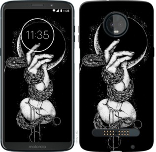 

Чехол Змея в руке для Motorola Moto Z3 Play 758376