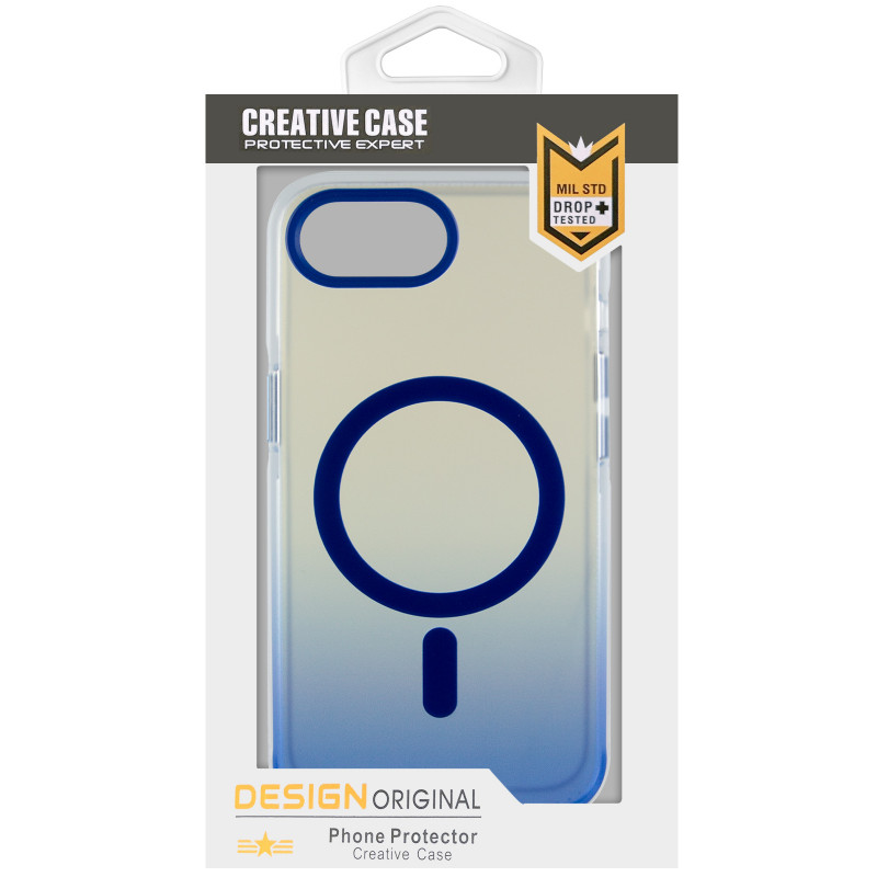 Чехол TPU+PC Phantom with Magnetic Safe для Apple iPhone 16e (6.1") (Blue) в магазине vchehle.ua