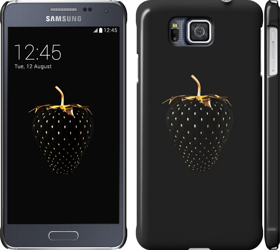

Чехол Черная клубника для Samsung Galaxy Alpha G850F 97739