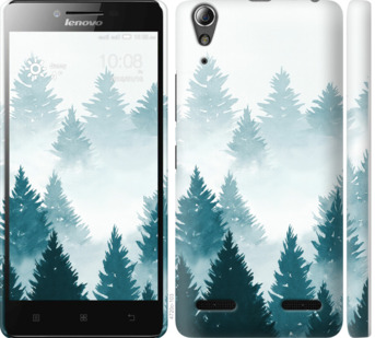 

Чехол Акварельные Елки для Lenovo A6000 862534