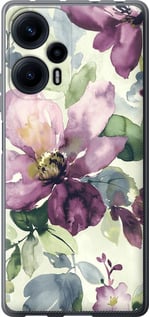 

Чехол Цветы акварелью для Xiaomi Redmi Note 12 Turbo 1695664