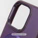 Шкіряний чохол SnapCase with Magnetic Safe на Apple iPhone 16 Pro Max (6.9") (Dark Purple) в магазині vchehle.ua