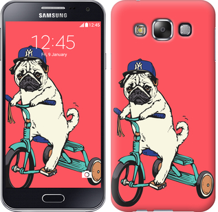 

Чехол Мопс на велосипеде для Samsung Galaxy E5 E500H 87562