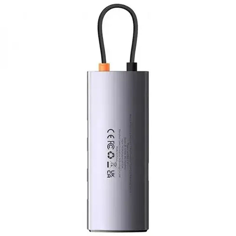 Переходник HUB Baseus Metal Gleam Series 4-in-1 4xUSB3.0 (WKWG070013) (Gray) в магазине vchehle.ua