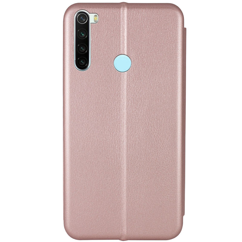 Фото Кожаный чехол-книжка Classy для Xiaomi Redmi Note 8T (Rose Gold) на vchehle.ua