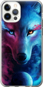 Чохол Арт-вовк на iPhone 12