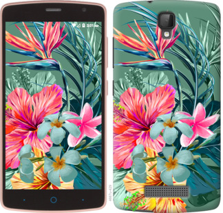 

Чохол Тропічні квіти v1 на ZTE L5 845444