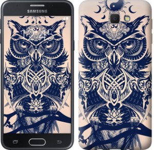 Чохол Узорчата сова на Samsung Galaxy J5 Prime