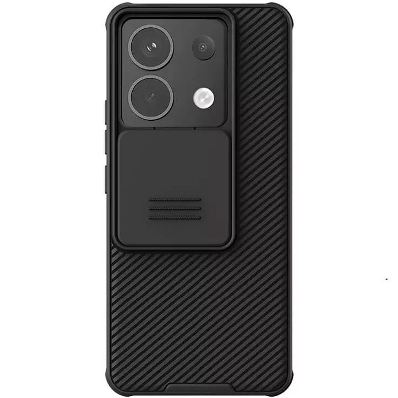 Карбоновая накладка Nillkin CamShield Pro для Xiaomi Poco X6 / Note 13 Pro 5G (Black)