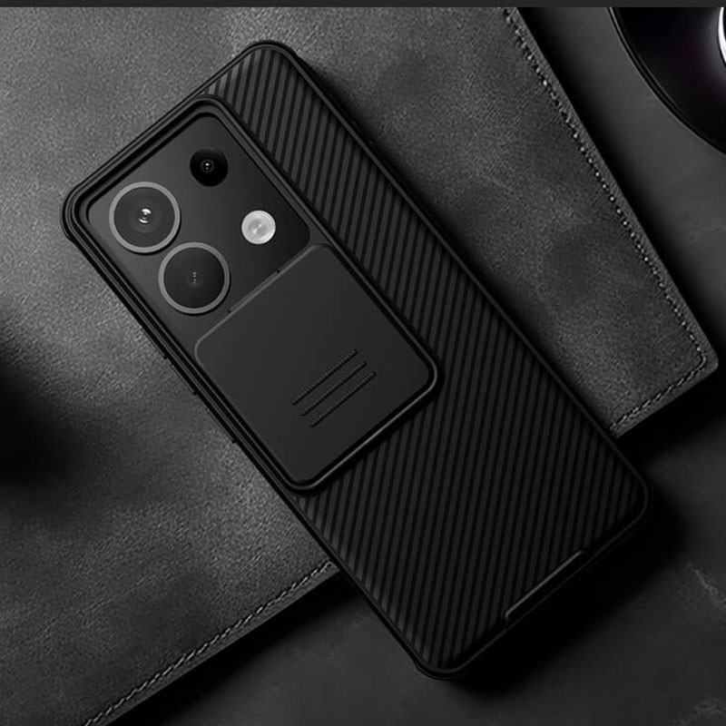 Замовити Карбонова накладка Nillkin CamShield Pro на Xiaomi Poco X6 / Note 13 Pro 5G (Black) на vchehle.ua