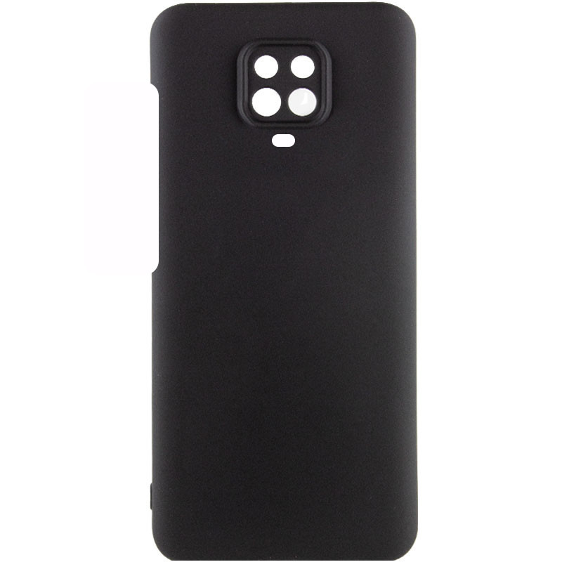 Чехол Silicone Cover Lakshmi Full Camera (AAA) для Xiaomi Redmi Note 9s / Note 9 Pro /Note 9 Pro Max (Черный / Black)