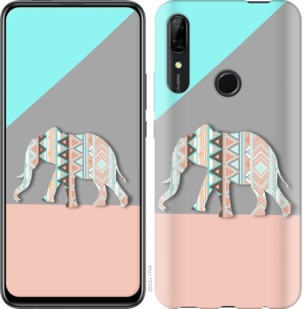 

Чехол Узорчатый слон для Huawei P Smart Z 742263