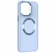 TPU чохол Bonbon Metal Style with Magnetic safe на Apple iPhone 13 (6.1") (Блакитний / Mist Blue)