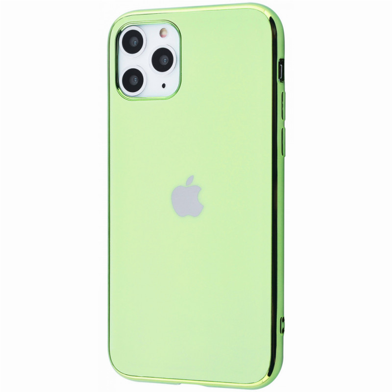 TPU чохол Matte LOGO на Apple iPhone 11 Pro (5.8") (Зелений / Light Green)