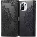 Фото Кожаный чехол-книжка Art Case с визитницей для Xiaomi Mi 11 Lite (Черный) на vchehle.ua