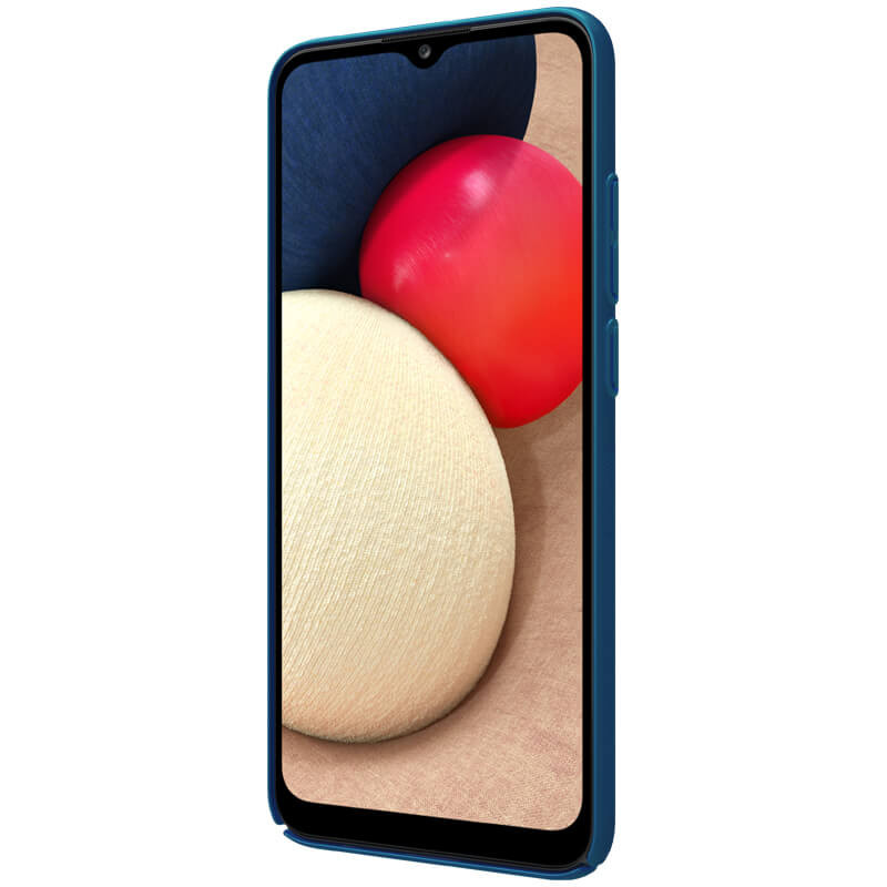 Чохол Nillkin Matte на Samsung Galaxy A02s (Бірюзовий / Peacock blue) в магазині vchehle.ua