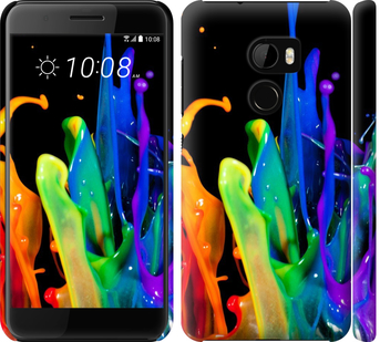 

Чехол брызги краски для HTC One X10 381254