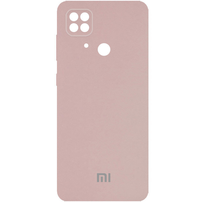 Чехол Silicone Cover Full Camera (AA) для Xiaomi Redmi 10C (Розовый / Pink Sand)