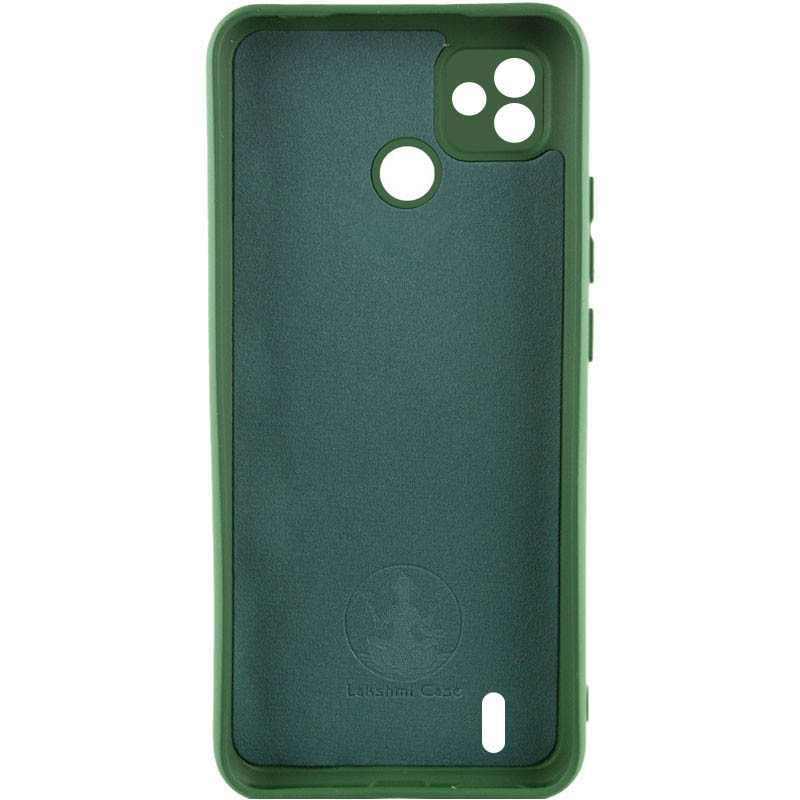 Фото Чохол Silicone Cover Lakshmi Full Camera (A) на TECNO POP 5 (Зелений / Dark green) на vchehle.ua